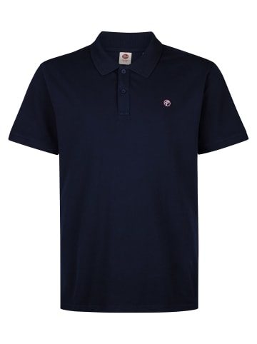 Petrol Industries Piqué-Poloshirt aus Baumwolle in Oversize ironhouse in Blau
