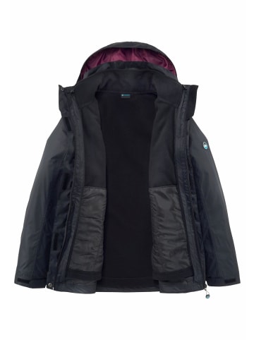 Polarino 3-in-1-Funktionsjacke in schwarz