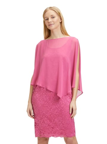 Vera Mont Cocktailkleid mit Spitze in Rose Pink