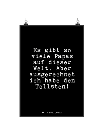 Mr. & Mrs. Panda Poster Es gibt so viele... mit Spruch in Schwarz