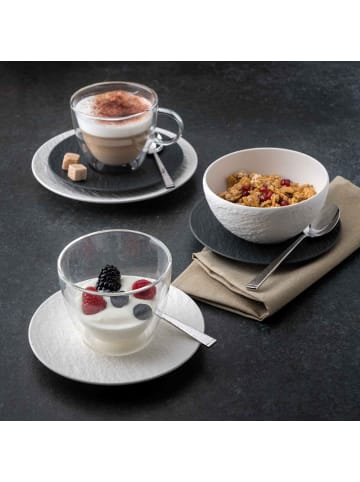 Villeroy & Boch Espressoglas mit Untertasse Manufacture Rock 70 ml in schwarz