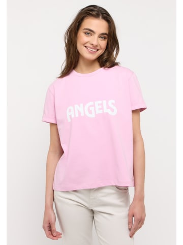 ANGELS  Rundhalsshirt T-Shirt Angels Logo Print in ROSA