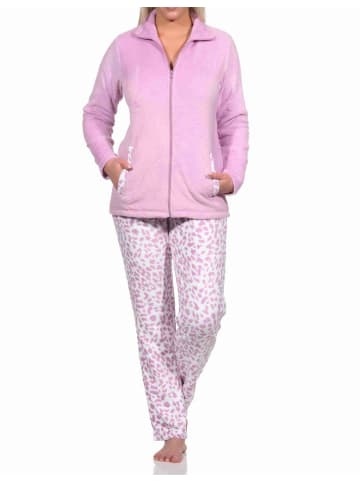 NORMANN Hausanzug Homewear Coralfleece Animal Look - 76687 in pink