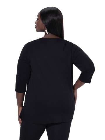 Ulla Popken Shirt in schwarz