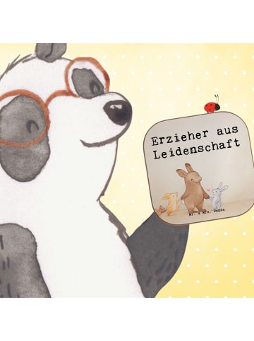 Mr. & Mrs. Panda Tisch-Untersetzer Erzieher Leidenschaft Design ... in Weiß