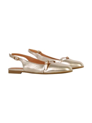 Emilie Karston Tiffany-Ballerinas aus Leder Grau