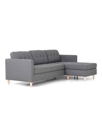 ebuy24 Ecksofa Marino Hellgrau 219 x 151 cm
