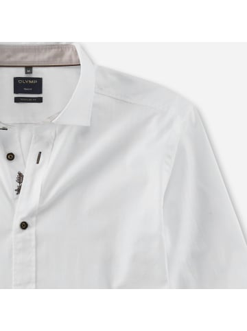 OLYMP  Hemd Tracht regular fit in Weiß