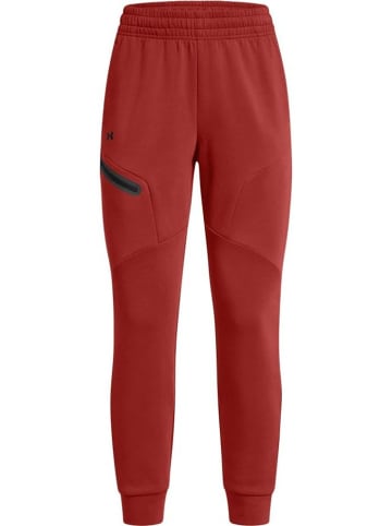Under Armour Sweat Pant "Unstoppable Flc Jogger" in Orange