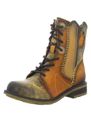 Maciejka Schnürstiefelette in grün