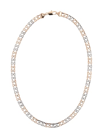 faina Women Chain Necklace in Rose Gold Silver