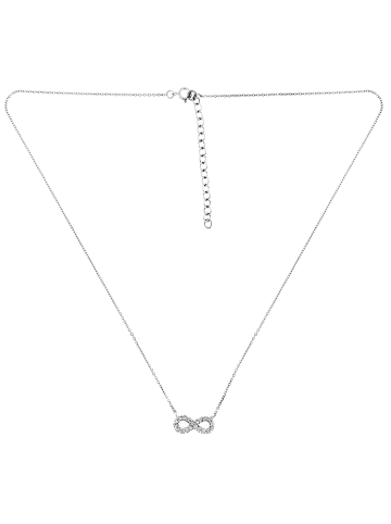 Smart Jewel Collier Mit Infinity Und Zirkonia in Weiss