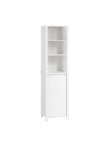 SoBuy Badezimmerschrank in Reinweiß - (W) 35 x (H) 171 x (L) 45 cm
