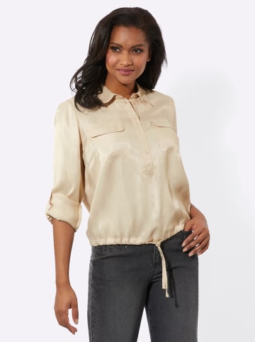 WITT WEIDEN Langarm-Bluse in sand