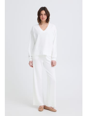 Fransa Sweatshirt FRAURORA Loose fit in Whisper White