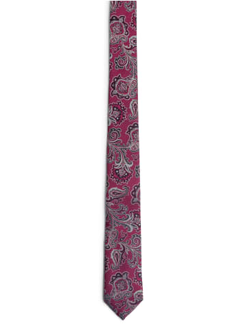 Andrew James Seidenkrawatte in fuchsia - 0001