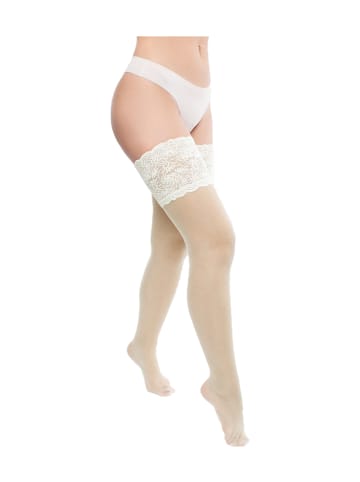 Trasparenze Halterlose Strümpfe CARLOTTA in ivory