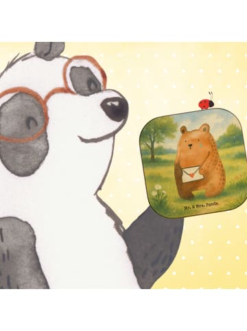 Mr. & Mrs. Panda Untersetzer Bär Vermissen Design ohne Spruch in Weiß