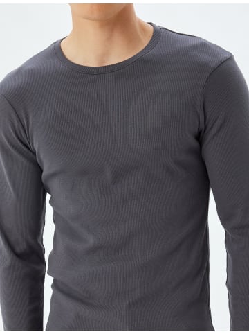 KOTON T-shirt in Anthrazit