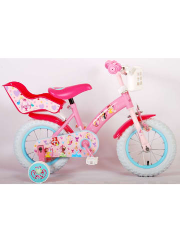 Volare Kinderfahrrad Disney Princess für Mädchen 12 Zoll Kinderrad in Pink 3 Jahre