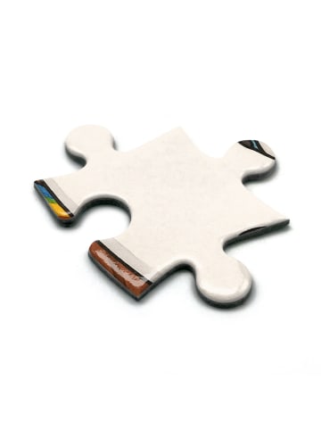 Mr. & Mrs. Panda Puzzle Einhorn Blümchentail Design ohne Spruch in Weiß