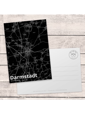 Mr. & Mrs. Panda Postkarte Darmstadt mit Spruch in Keine Angabe