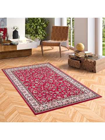 Pergamon Teppich Trendline Bordüre in rot