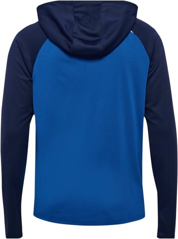 Hummel Trainingsjacke "Hmllead 2.0 Zip Hoodie" in Blau