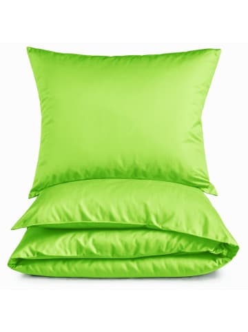 Carpe Sonno Mako-Satin Bettwäsche 135x200 155x220 in Grün