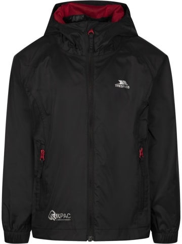 Trespass Kinder Winterjacke "Qikpac Jacket Packaway Jacket" in Schwarz