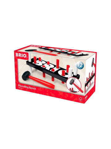 Brio Brio Aktionsspiel Schwarze Klopfbank in bunt