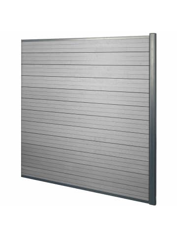 MCW WPC-Sichtschutz Savoie, 3er Set, 5,6m grau