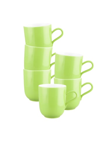 Seltmann Weiden 6er Set Henkelbecher Liberty Pure Colors 400 ml in Lime Green