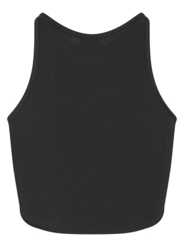 Urban Classics Urban Classics Damen Ladies Organic Cropped Rib Top in black