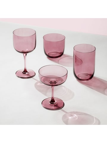 like. by Villeroy & Boch 2er Set Wassergläser Like Glass 280 ml in Grape