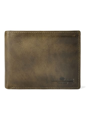 Greenburry Newport Geldbörse RFID Schutz Leder 12 cm british green