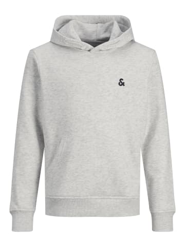 JACK & JONES Junior Kapuzen-Sweatshirt in white melange