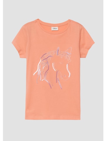 s.Oliver T-Shirt in 2218_hellorange