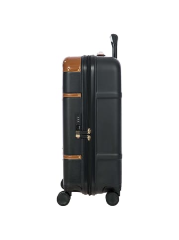 BRIC`s Bellagio - 4-Rollen-Kabinentrolley S 55cm (eucalyptus) in black/tan