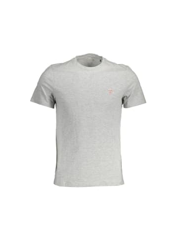 Guess Jeans Graues Baumwoll-T-Shirt