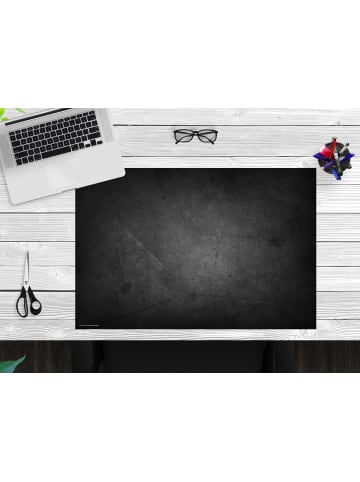 Cover-your-desk.de  Schreibtischunterlage "Schieferplatten Muster" in Schwarz (L)60 x (B)40