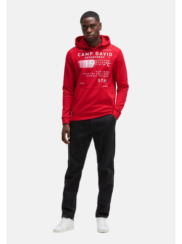 CAMP DAVID  Hoodie 'Keep Focused' in rot