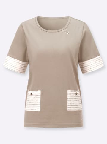 WITT WEIDEN Kurzarmshirt in sesam