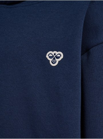 Hummel Kinder Hoodie "Loose Hoodie Bee" in Blau
