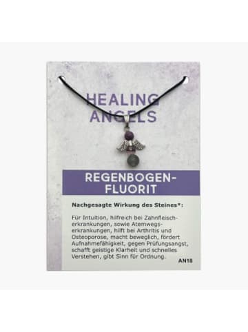 JOJO Handelsagentur Nonbook - Regenbogenfluorit Minicard Healing Angels