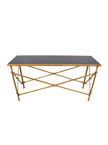 Signature Konsole POMPADOUR in Golden - (W) 142 x (H) 76 x (L) 42 cm