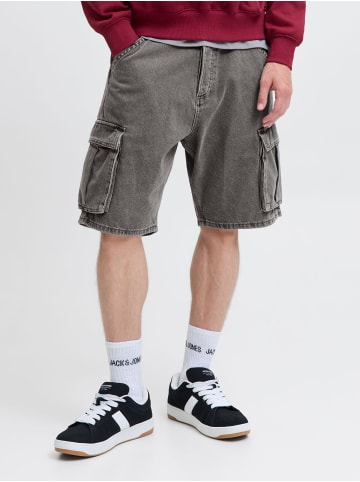 Jack & Jones Cargo Shorts in Grey Denim