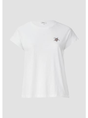 s.Oliver T-Shirt in 01D0_weiß