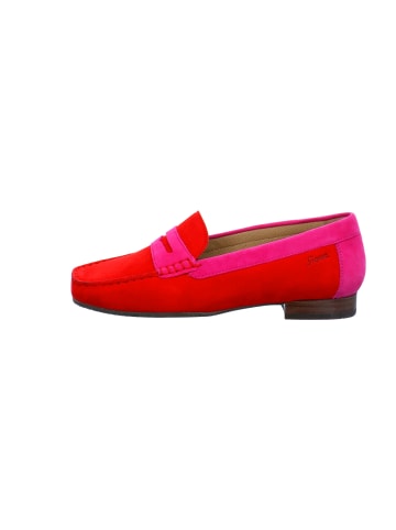 Sioux Mokassin Slipper in Rot