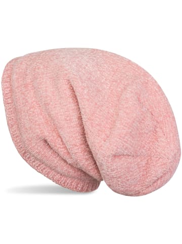 styleBREAKER Feinstrick Beanie Mütze in Altrose